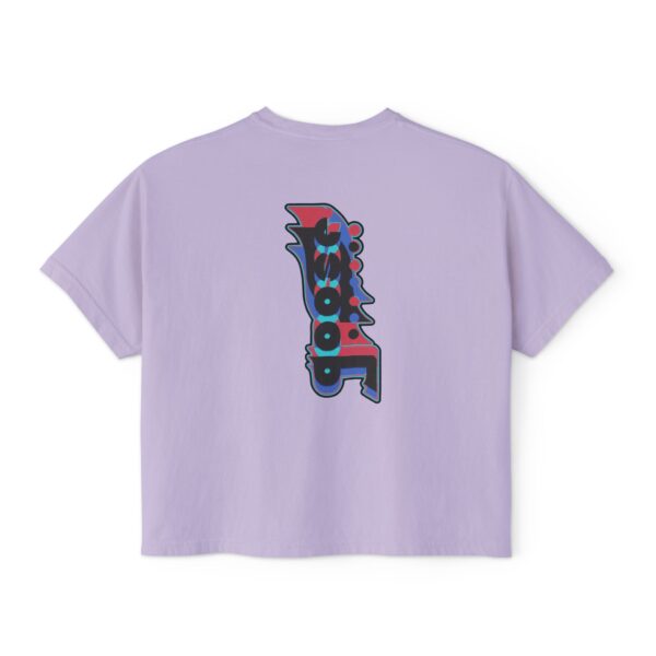 Women's Boxy - Vertical Alt Logo (Front & Back)