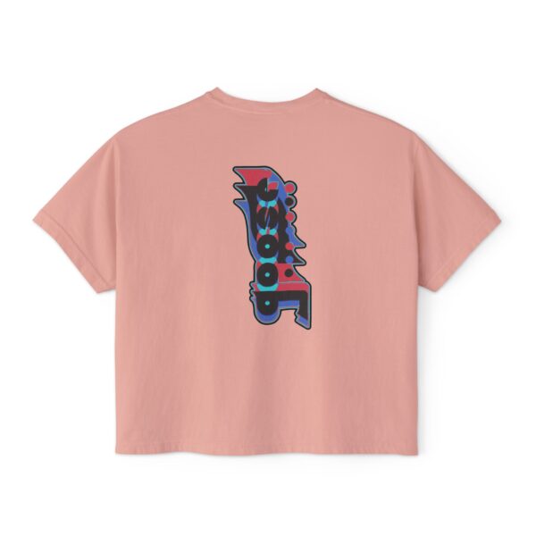 Women's Boxy - Vertical Alt Logo (Front & Back)