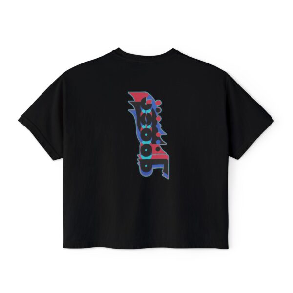Women's Boxy - Vertical Alt Logo (Front & Back)