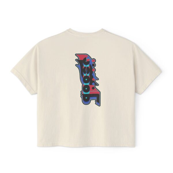 Women's Boxy - Vertical Alt Logo (Front & Back)