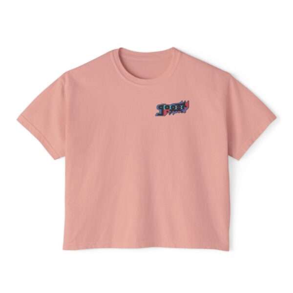 Women's Boxy - Vertical Alt Logo (Front & Back)