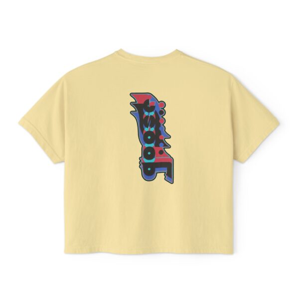 Women's Boxy - Vertical Alt Logo (Front & Back)