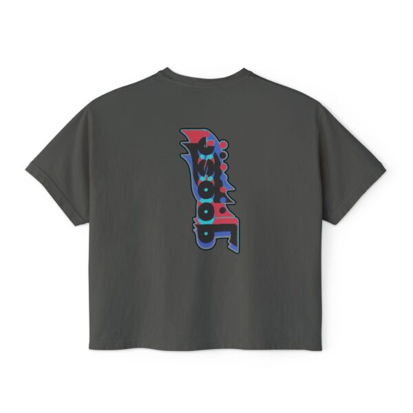 Women's Boxy - Vertical Alt Logo (Front & Back)