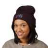 Madhuvan Embroidered Colorblock Cuffed Beanie