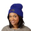 Madhuvan Embroidered Colorblock Cuffed Beanie