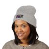 Madhuvan Embroidered Colorblock Cuffed Beanie
