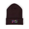 Madhuvan Embroidered Colorblock Cuffed Beanie