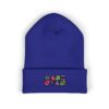 Madhuvan Embroidered Colorblock Cuffed Beanie