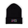 Madhuvan Embroidered Colorblock Cuffed Beanie