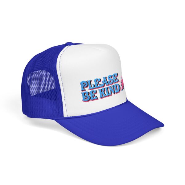 2086975157972407766_2048.jpeg Please Be Kind Trucker Hat