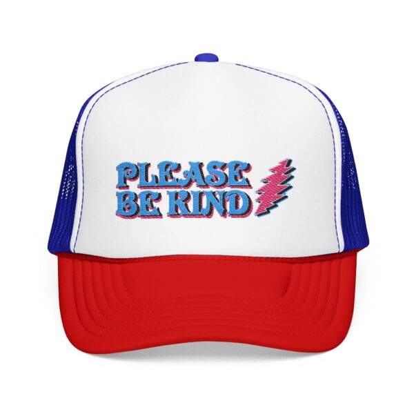 550059592109889619_2048.jpeg Please Be Kind Trucker Hat