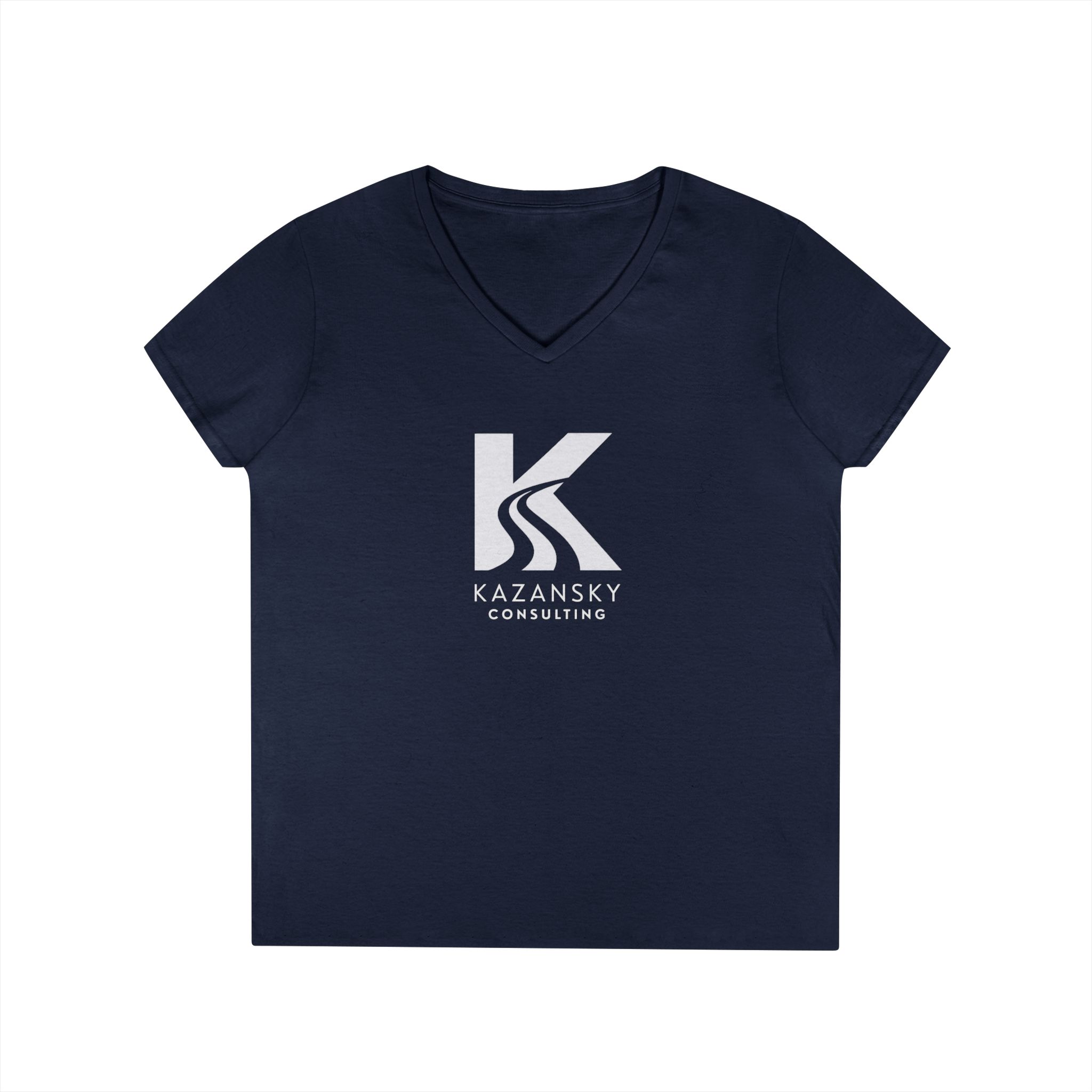 Kazansky Consulting Ladies’ V-Neck T-Shirt
